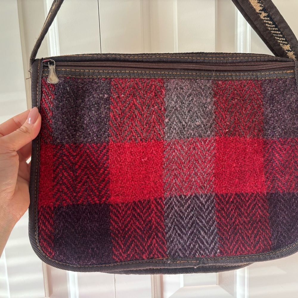 Handmade Boho Crossbody Bag Woven Stripe Shoulder Purse Ethnic Artisan - Picture 10 of 12